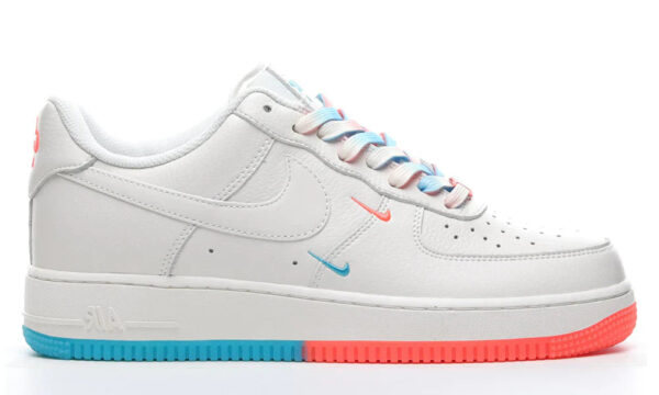 Nike Air Force 1 "07 Low White Blue Orange"