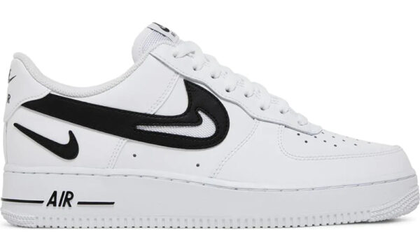 Air Force 1 '07 'Cut Out Swoosh - White Black'