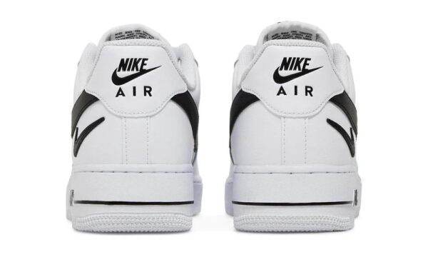 Air Force 1 '07 'Cut Out Swoosh - White Black'