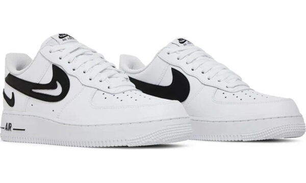 Air Force 1 '07 'Cut Out Swoosh - White Black'