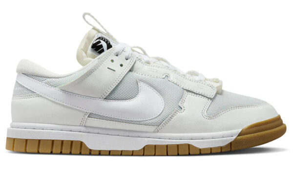 Nike Dunk Low Remastered Appears In “White/Gum”